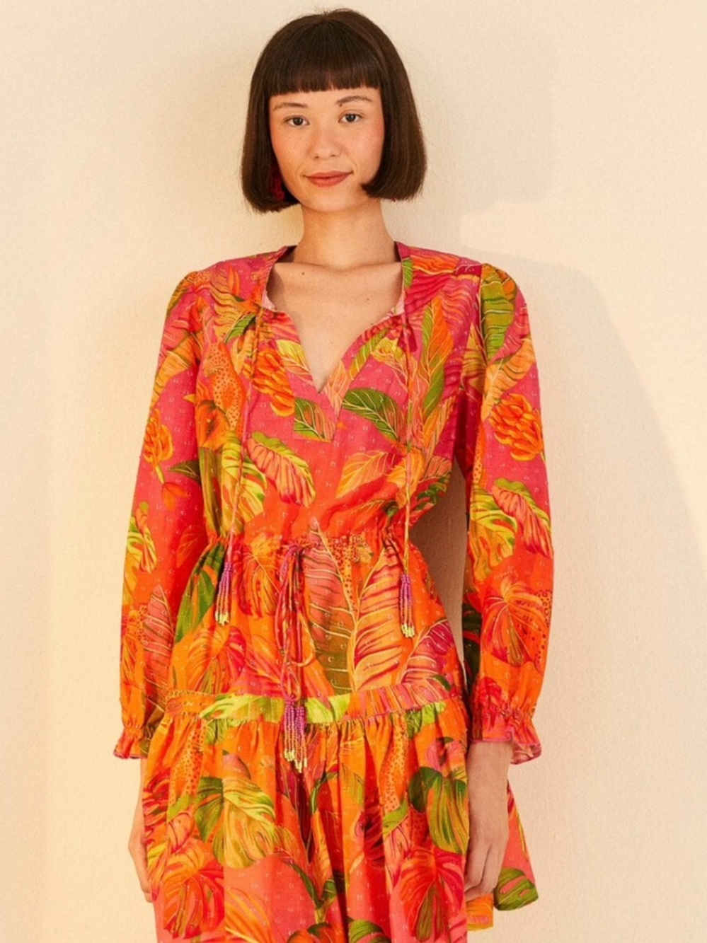 FARM Rio Ombré Forest Mini Dress